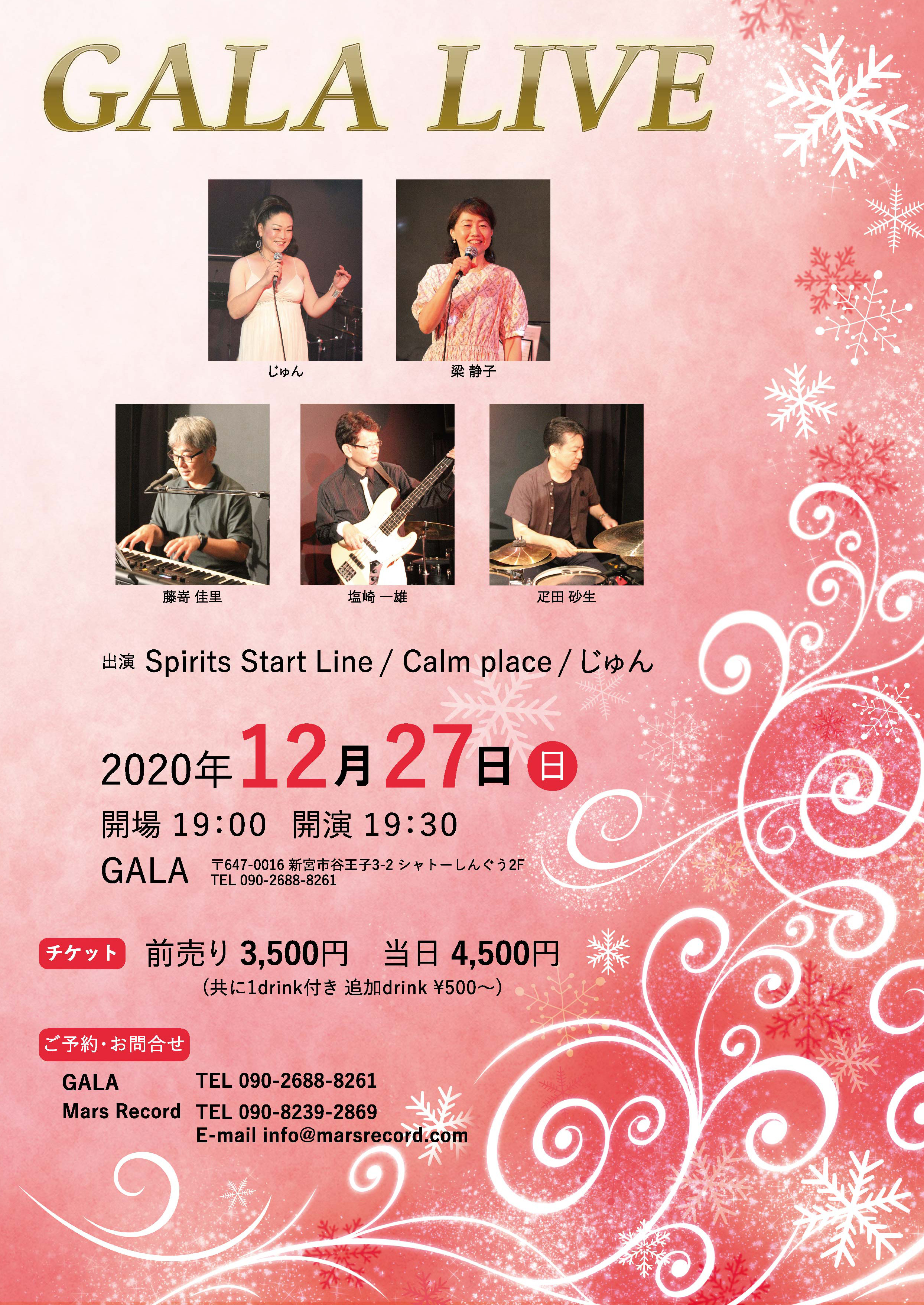 ガーラライブチラシ