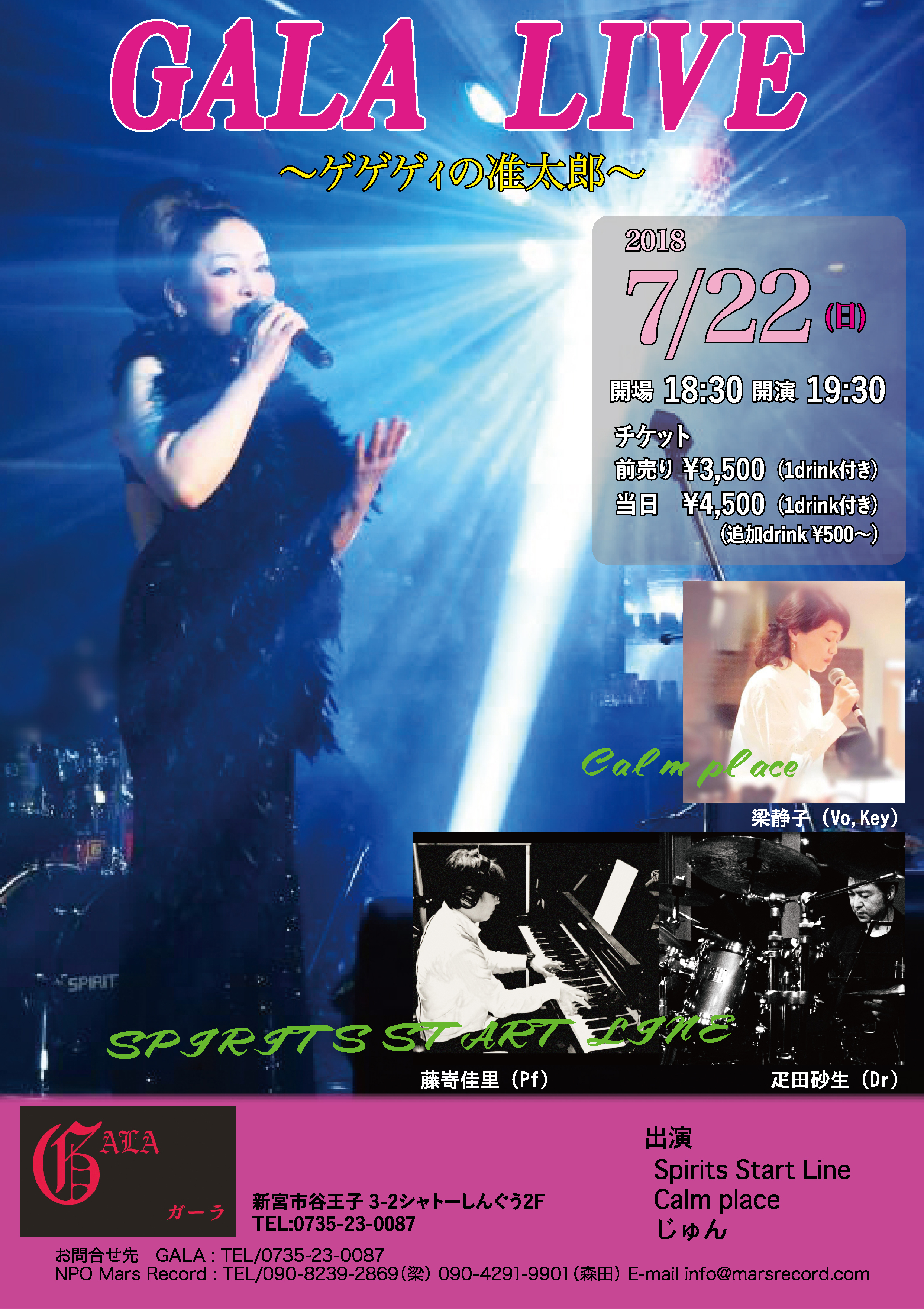 ガーラライブチラシ